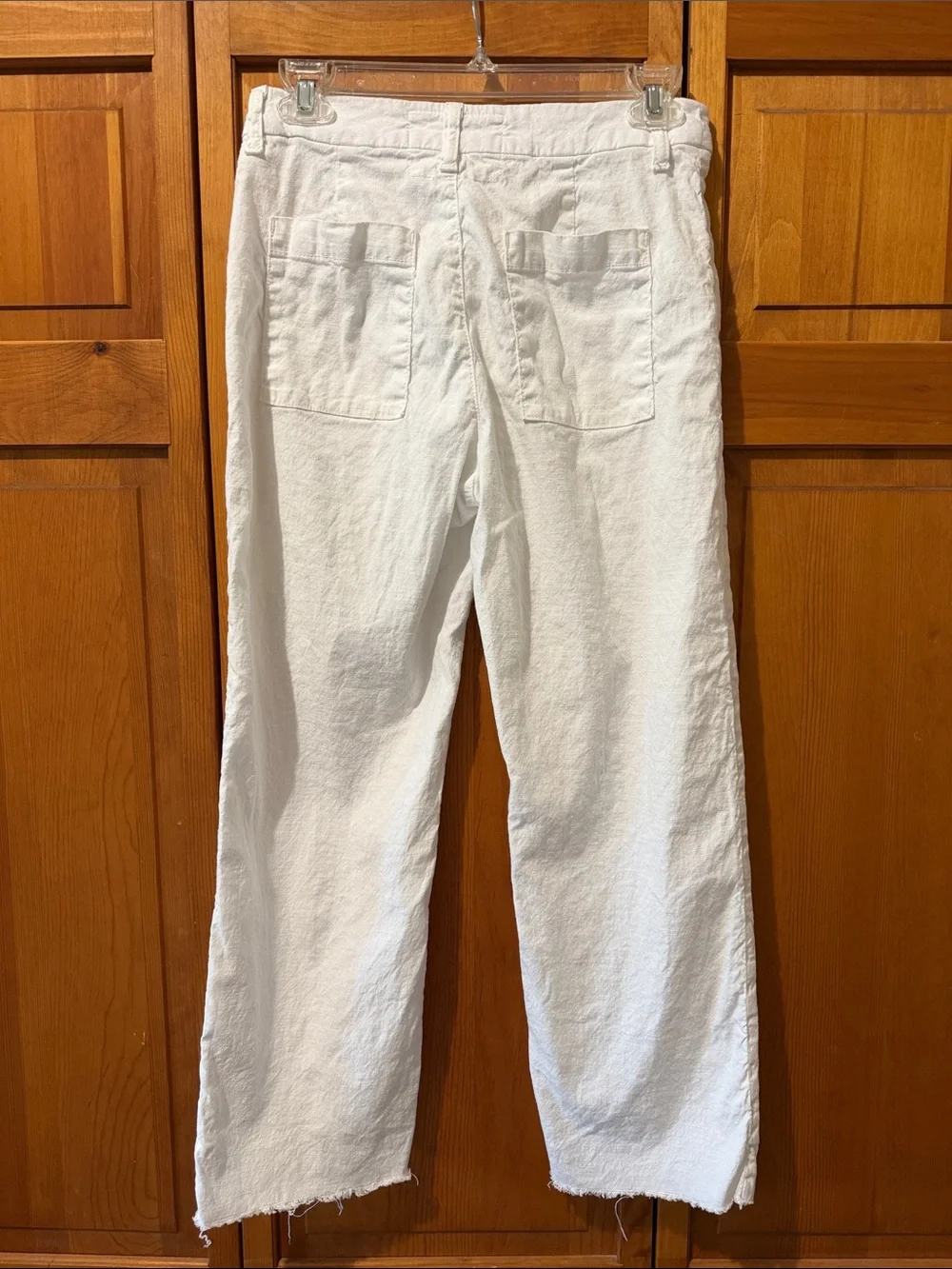 Frank & Eileen Kinsale White Linen Pants